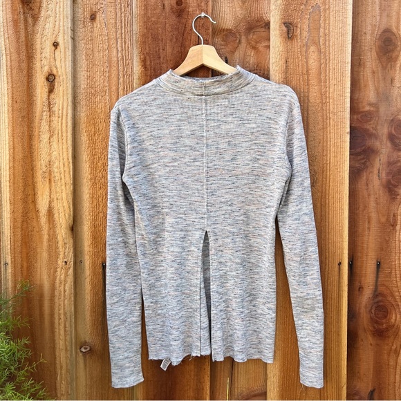 Free People Multi-Color Stonecold Mock-Neck Split-Back Top 🌿 - Picture 7 of 9